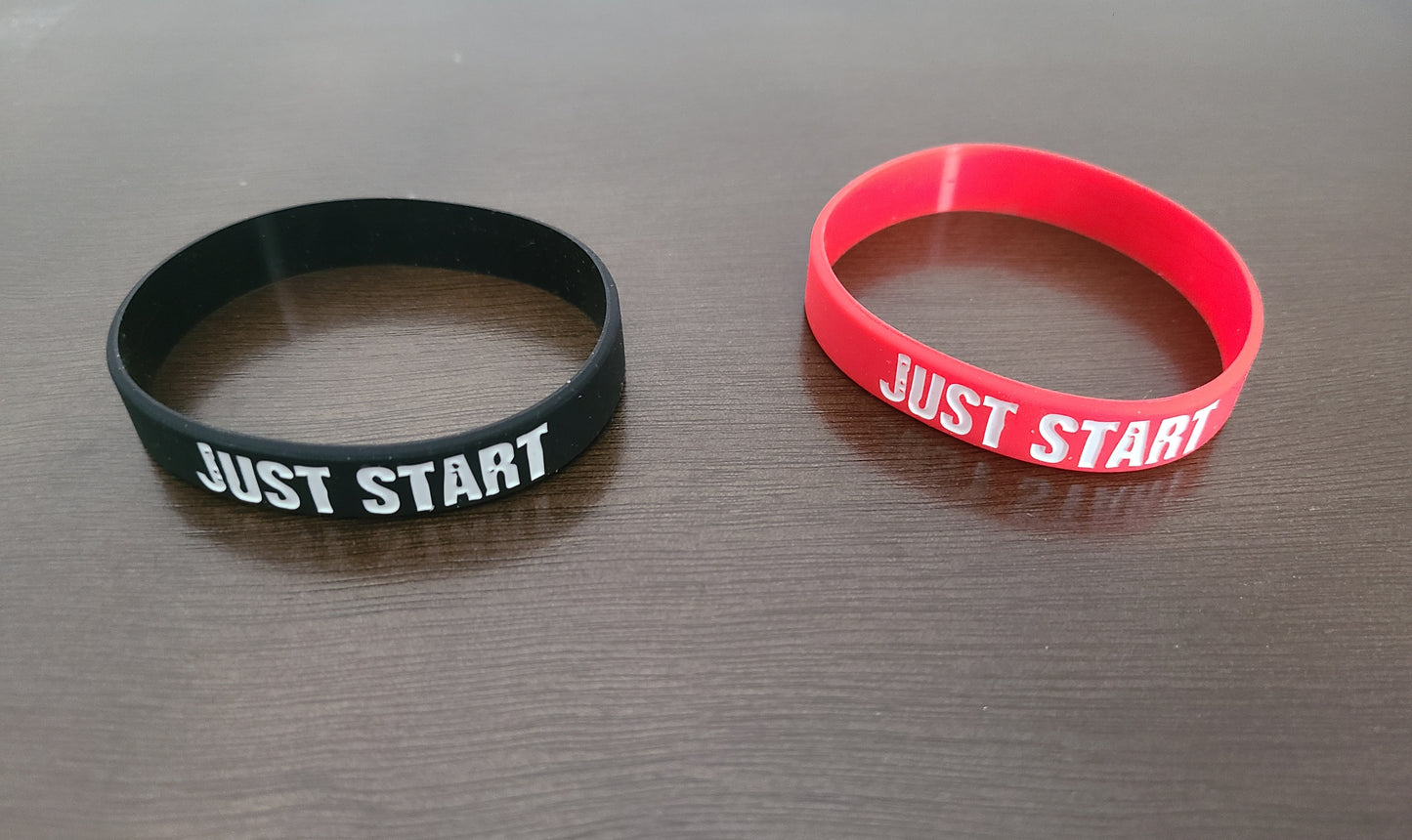 Just Start wristbands