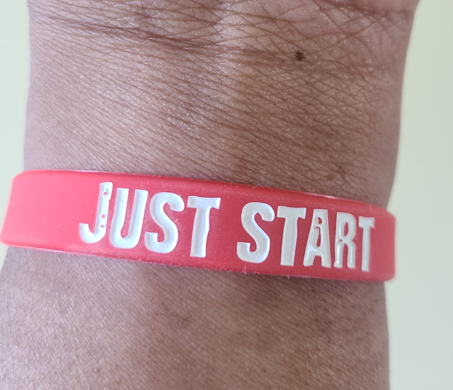 Just Start wristbands