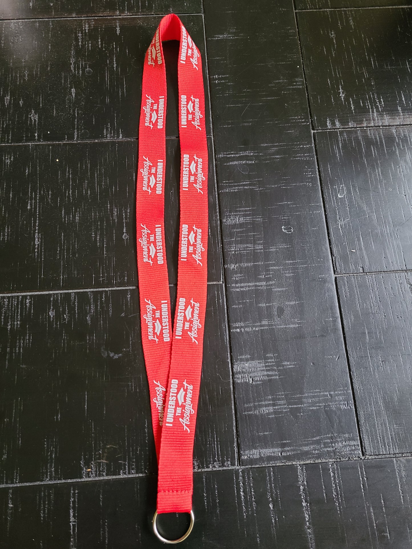 I understood the assignment lanyard