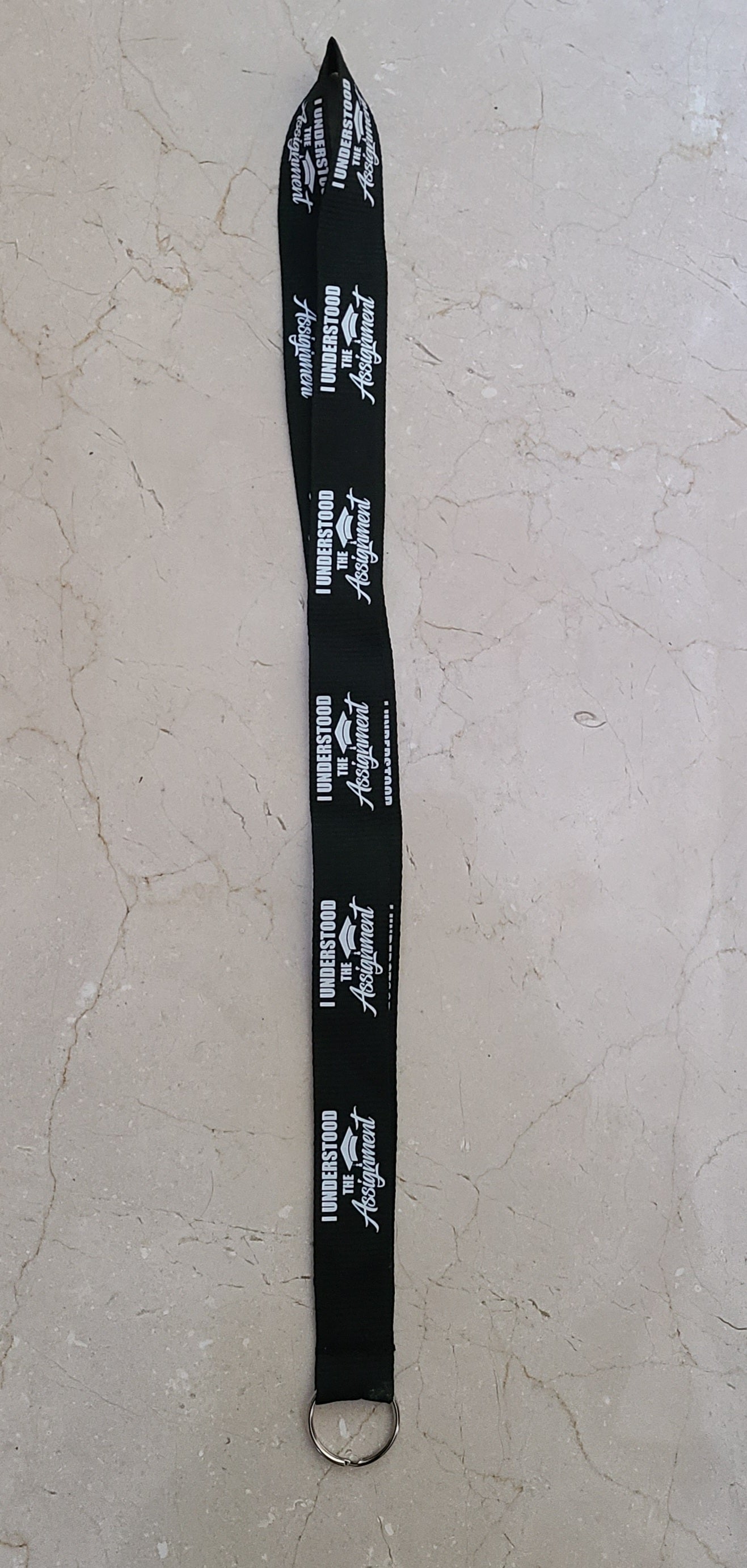 I understood the assignment lanyard